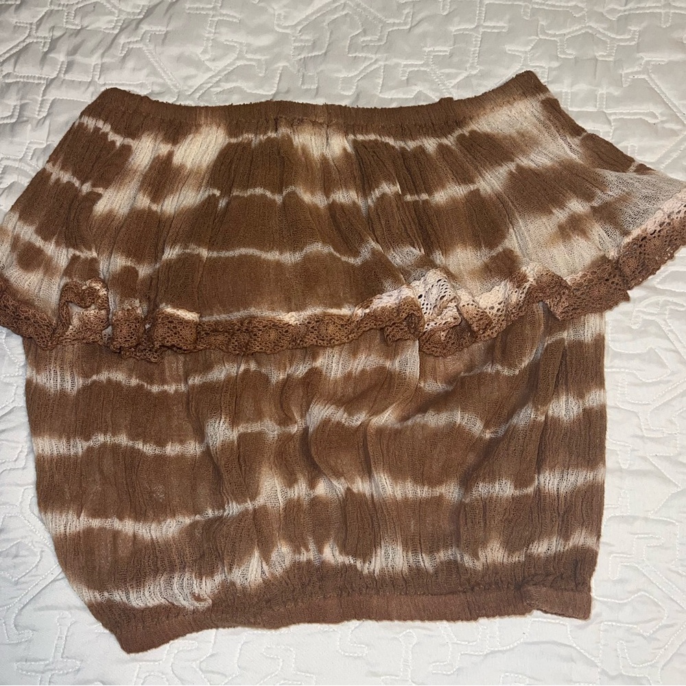 Tie-Dye Women's Strapless Top